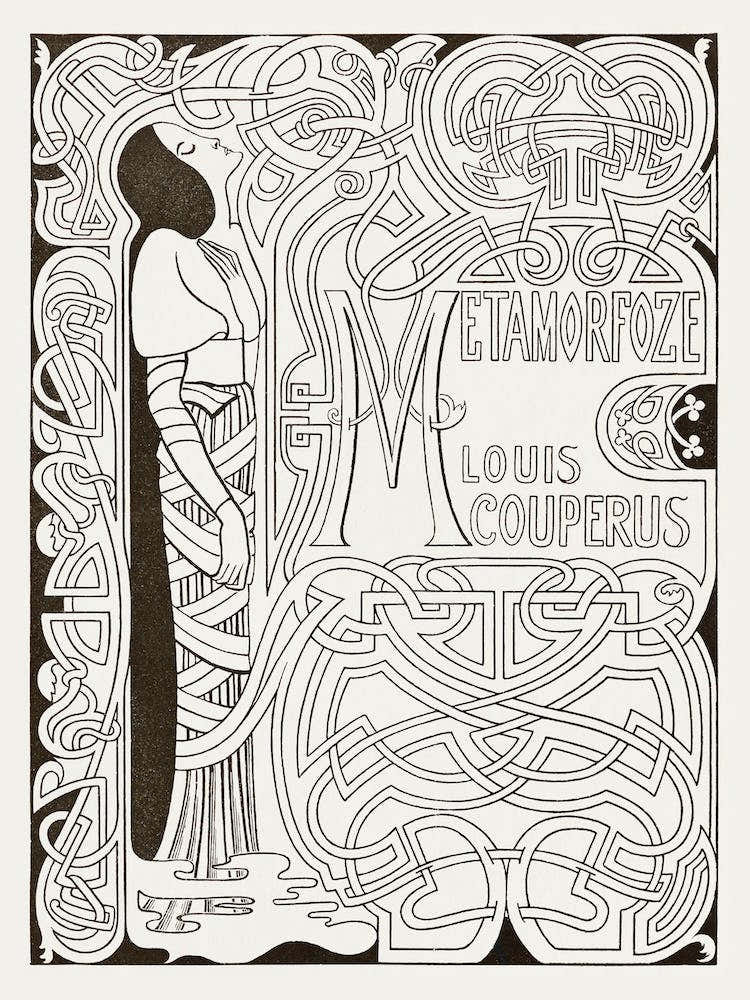 Book Binding Metamorfoze, Jan Toorop