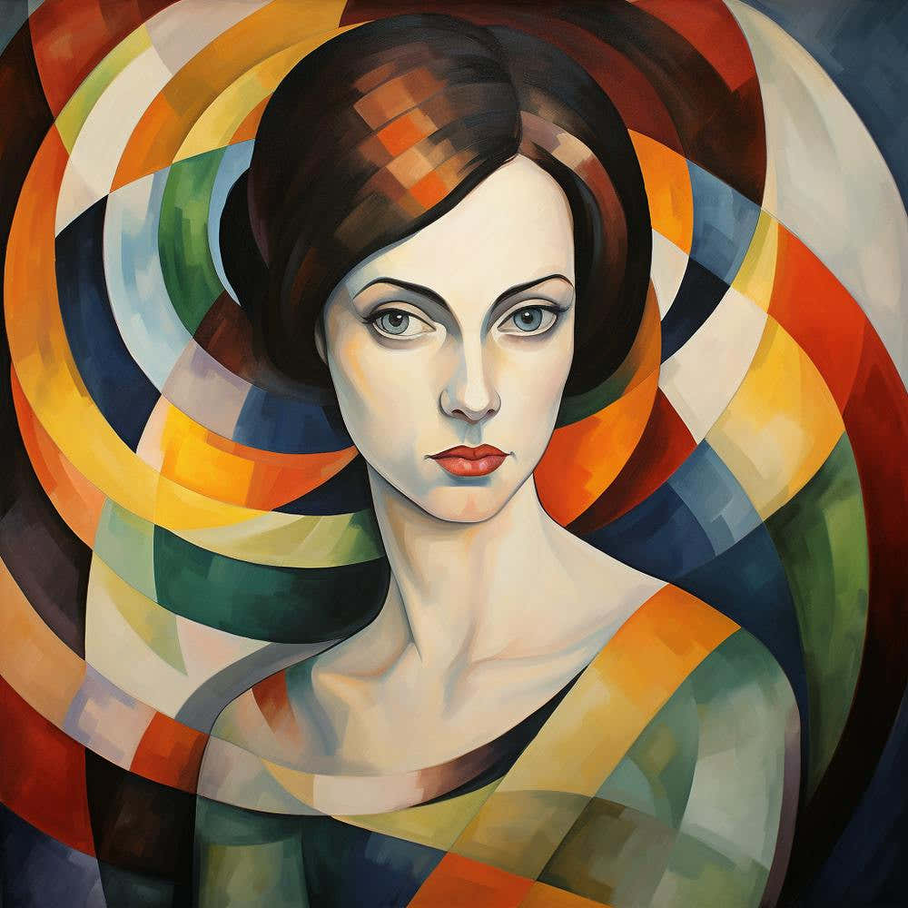 Abstract Of A Woman