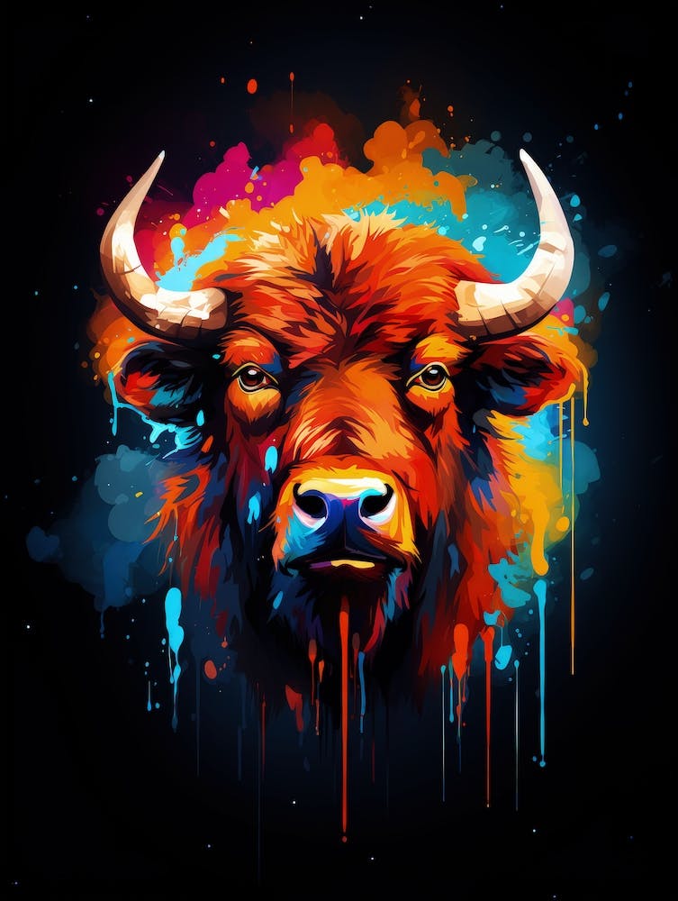 Bison painting