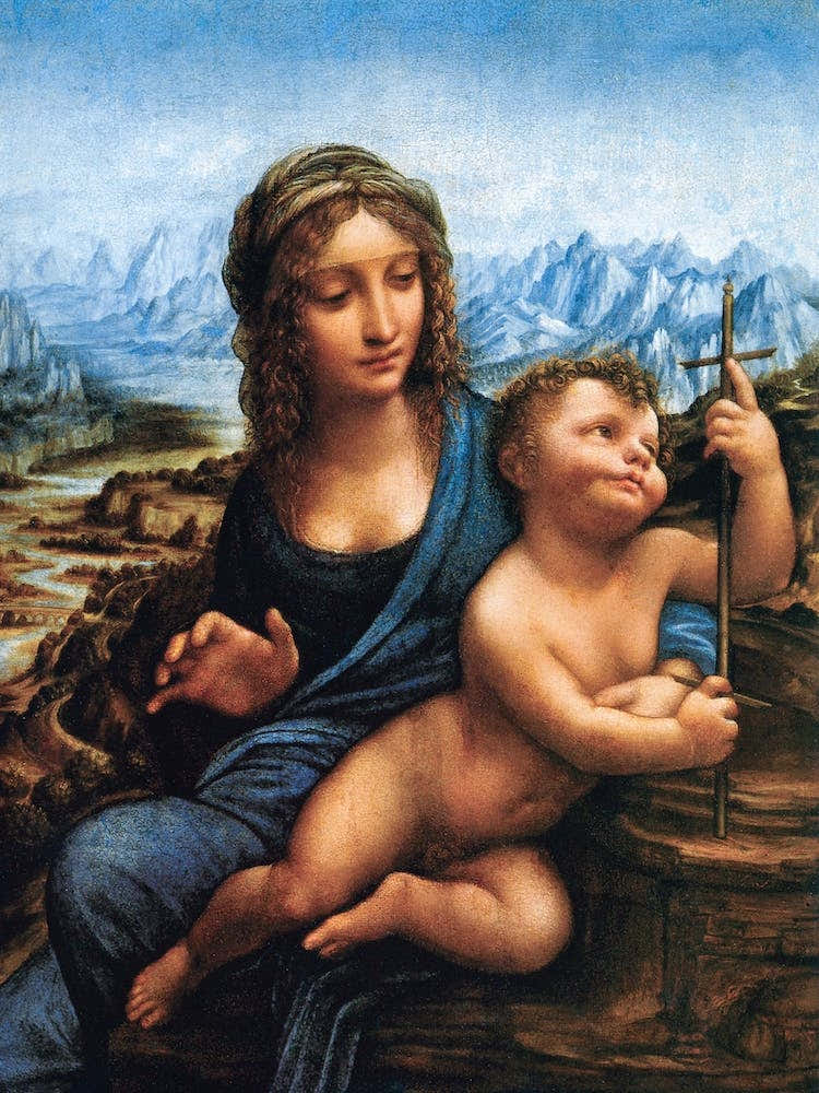 Madonna Of The Yarnwinder, Leonardo Da Vinci