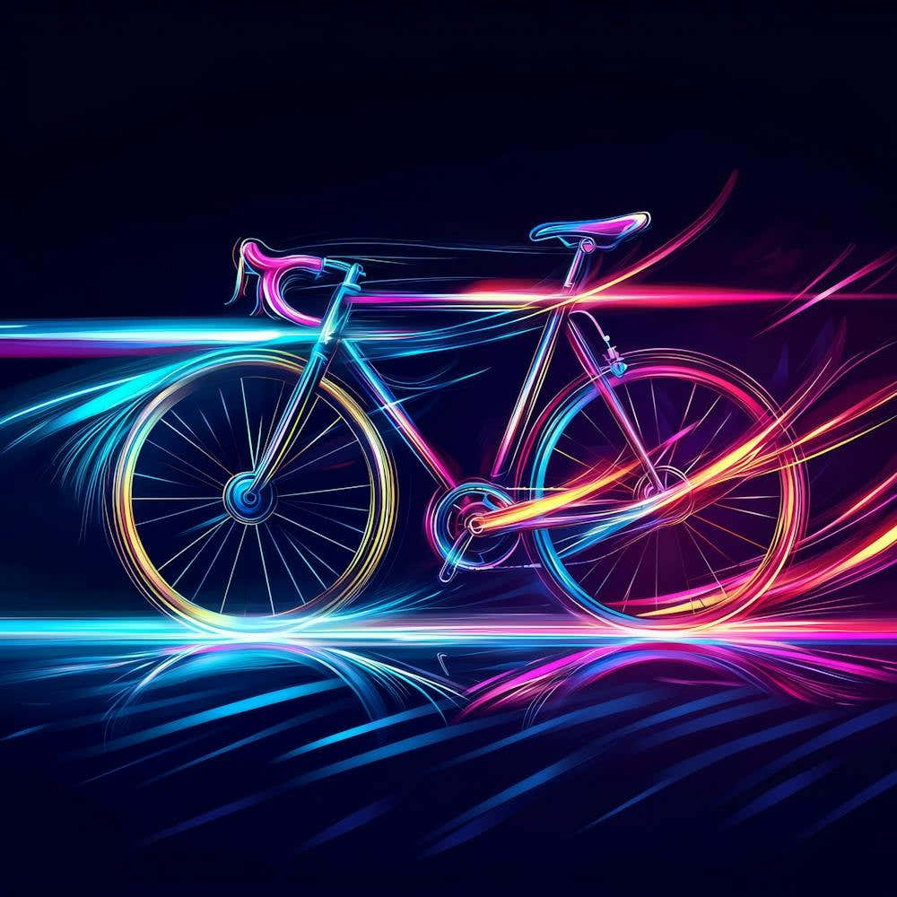 Abstract Of A Bicycle