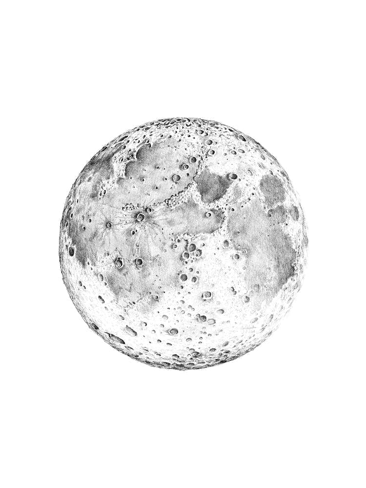 Moon, Aga Szafranska Art