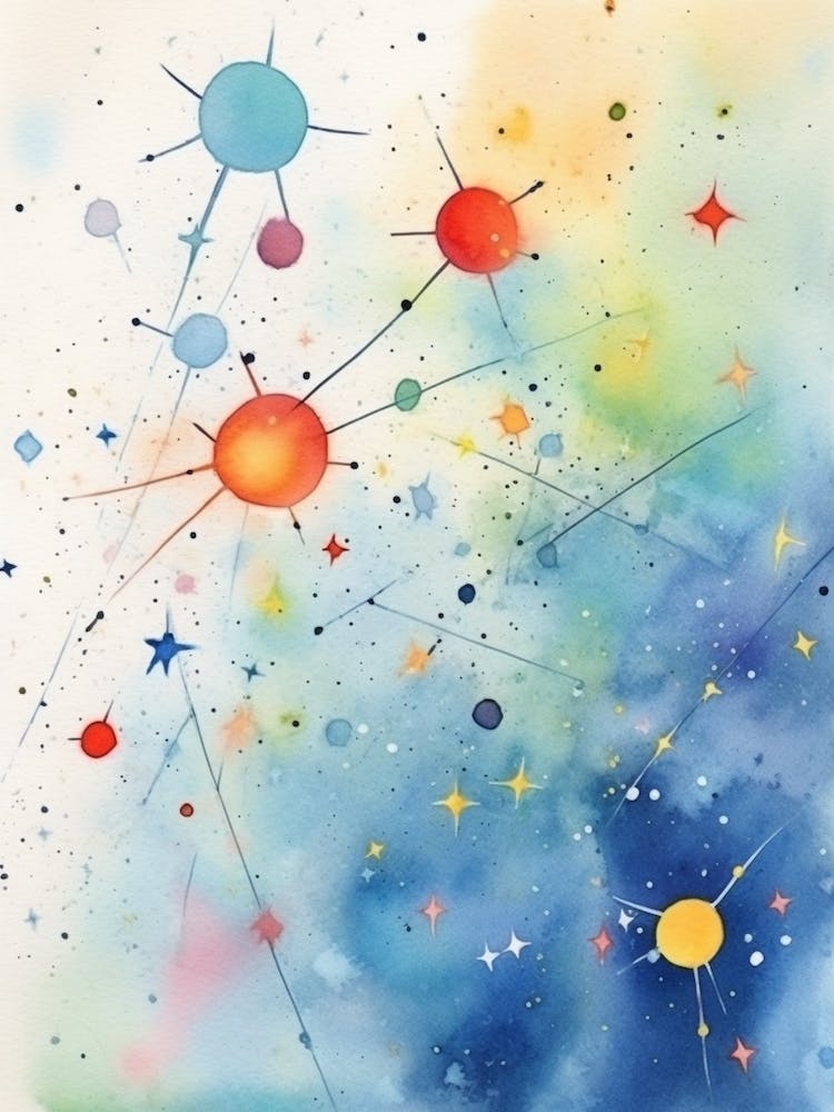 Watercolour Space Celestial 3