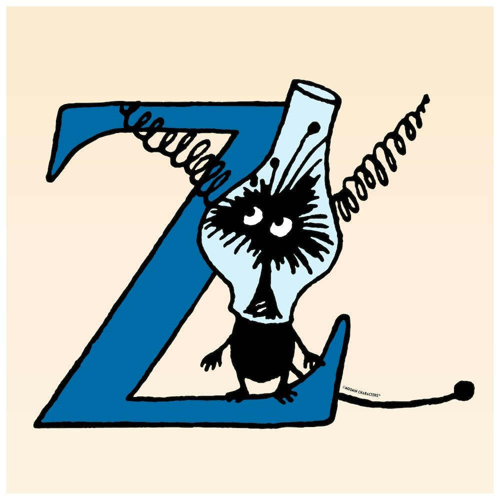 Moomin Collection Alphabet Letter Z