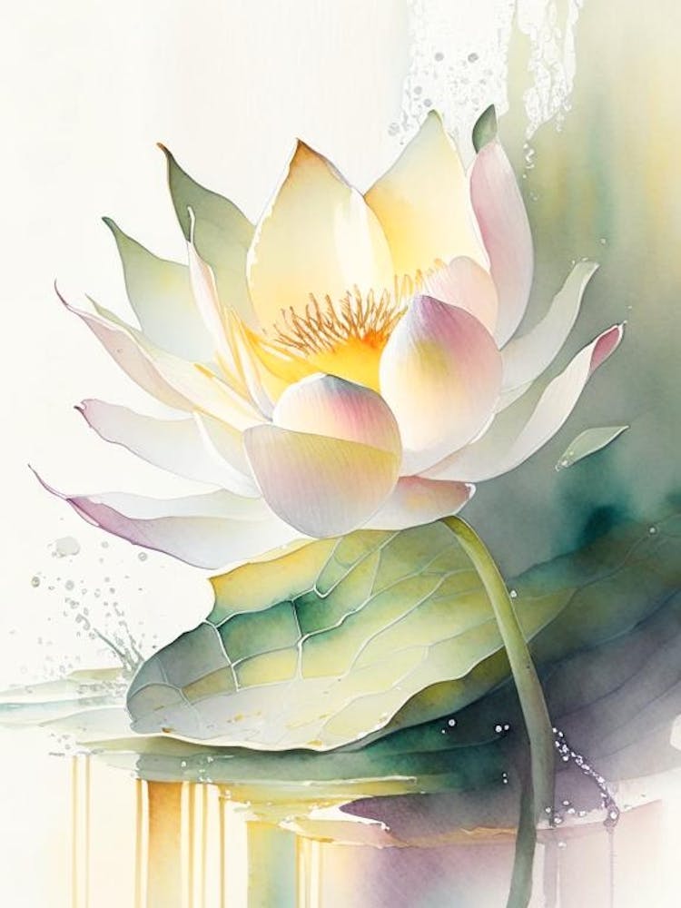 Early Lotus Storybook Watercolour 4