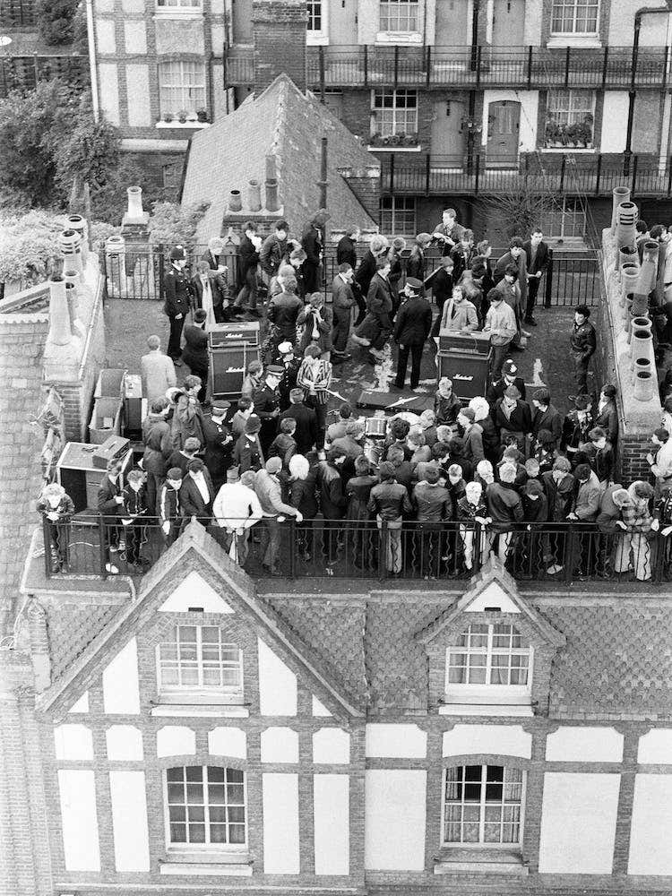 Punk Rockers On The Roof Of Beaufort Market, 1978