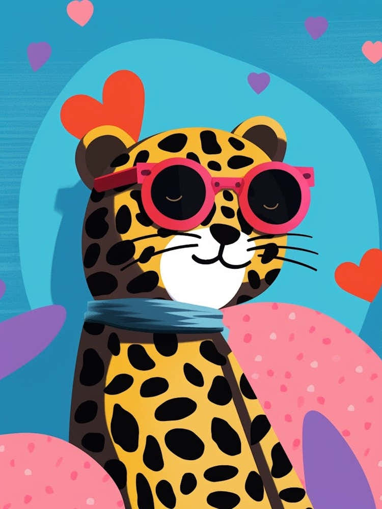 Little Jaguar 2 Wearing Sunglasses