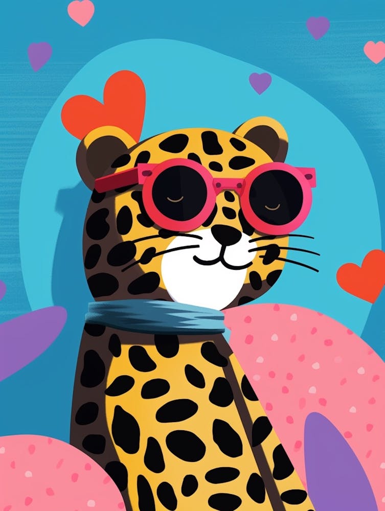 Little Jaguar 2 Wearing Sunglasses