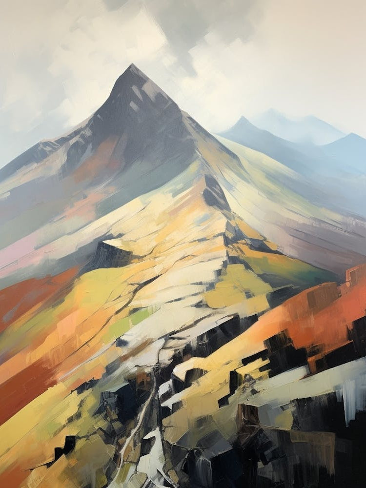 Snowdon Wales 2 Mountain Painting