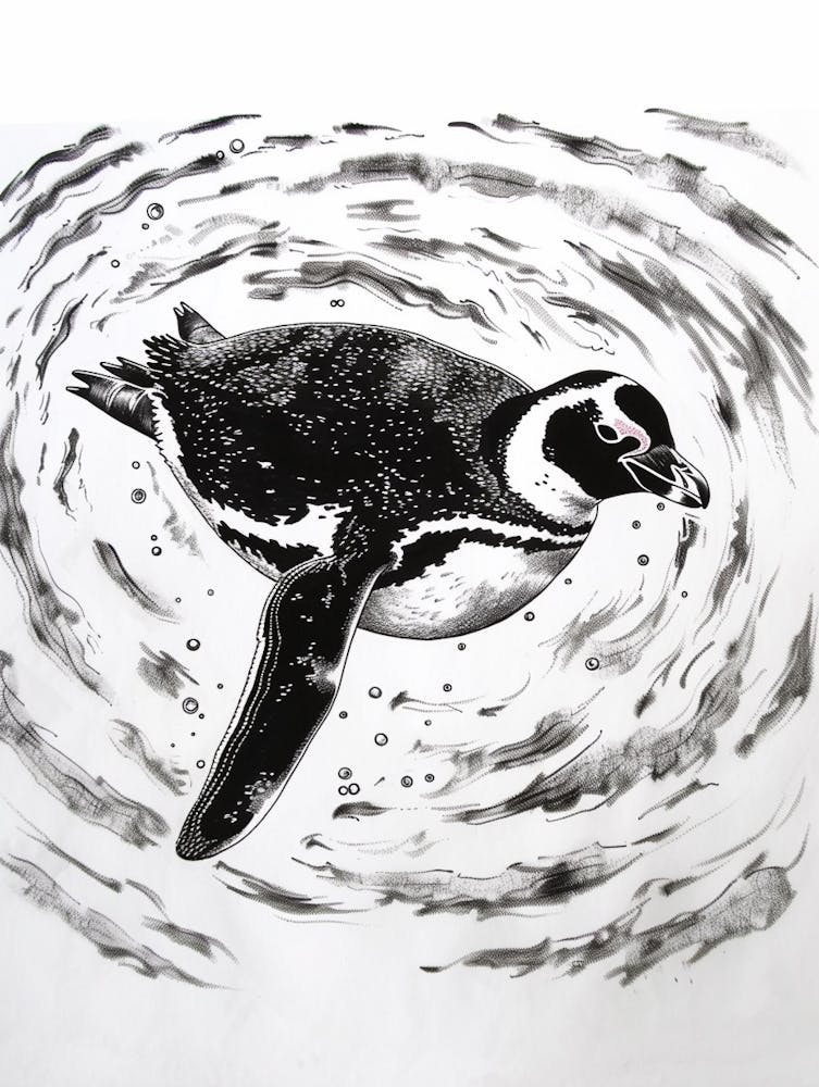 King Penguin Swimming 2