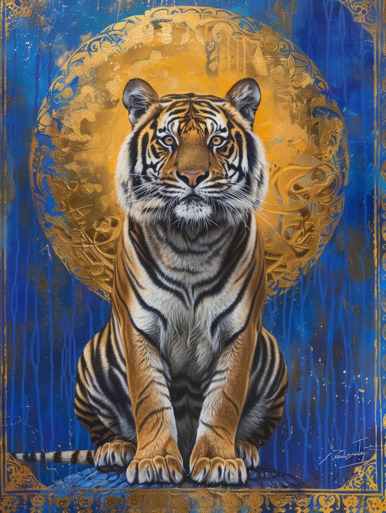 Tiger In The Moonlight