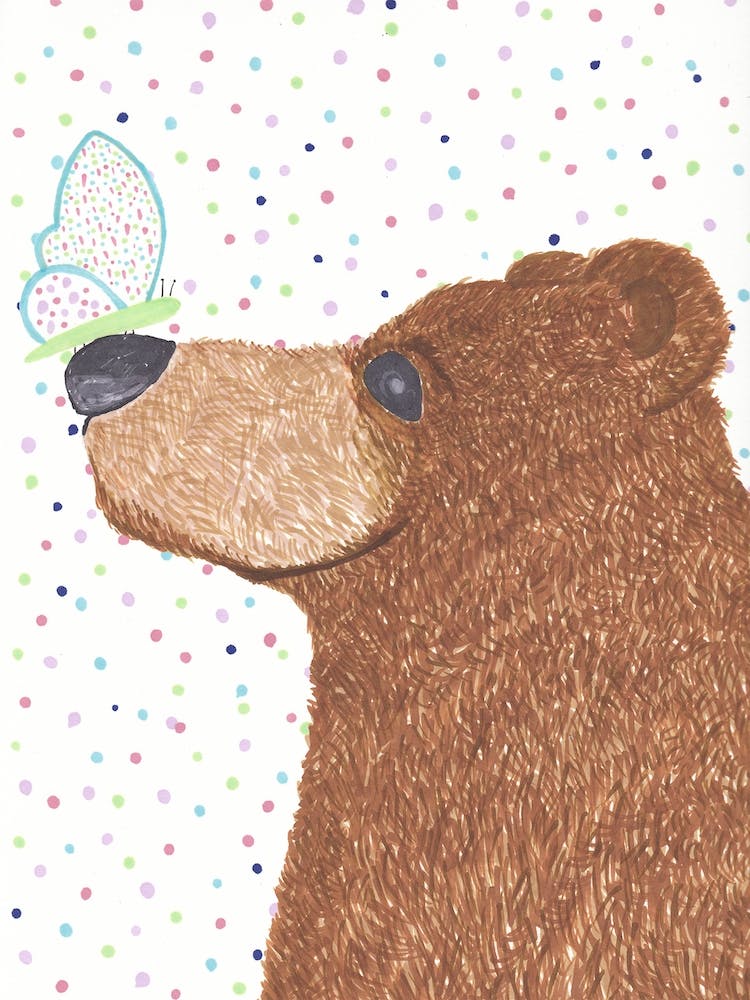 Bear And Butterfly