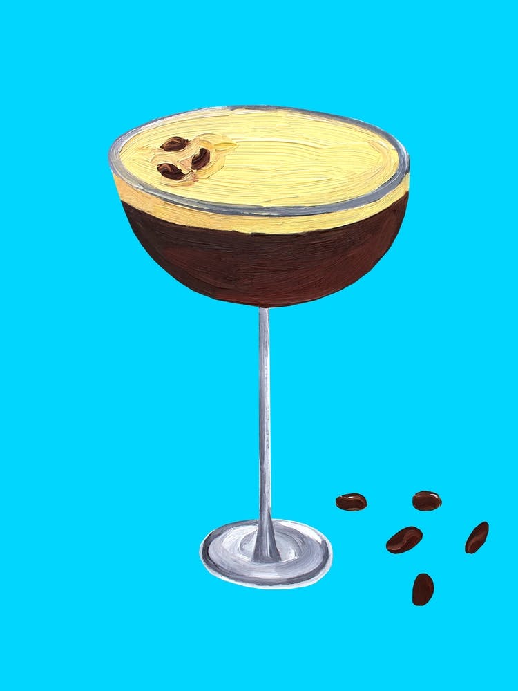 Espresso Martini Coffee Sky Blue