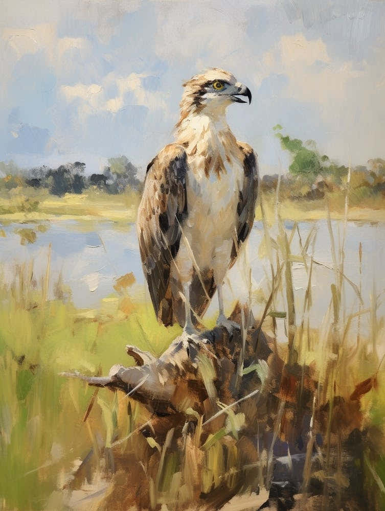 Bird Painting Osprey 1