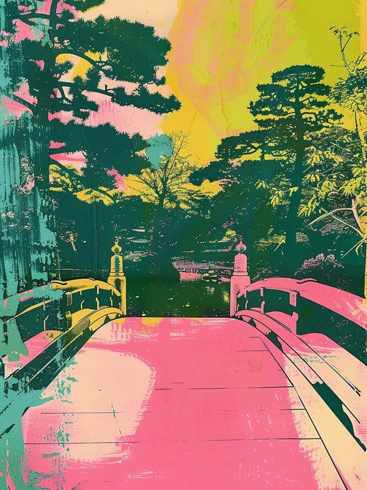 Kanazawa Japan Duotone Silkscreen 9