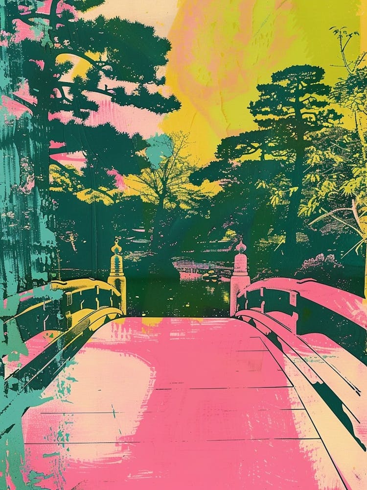 Kanazawa Japan Duotone Silkscreen 9