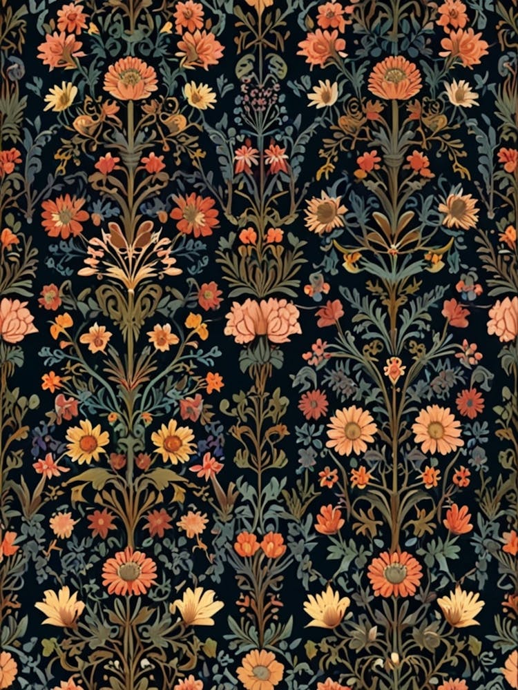 William Morris Floral Pattern 15