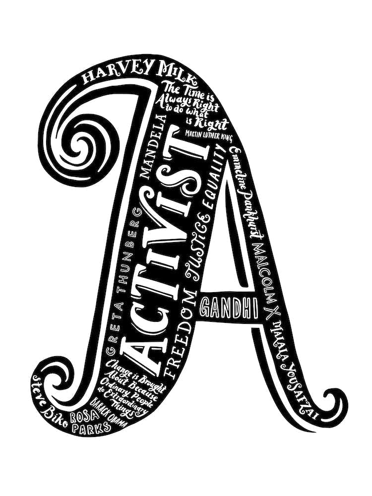 Activist Typograpic