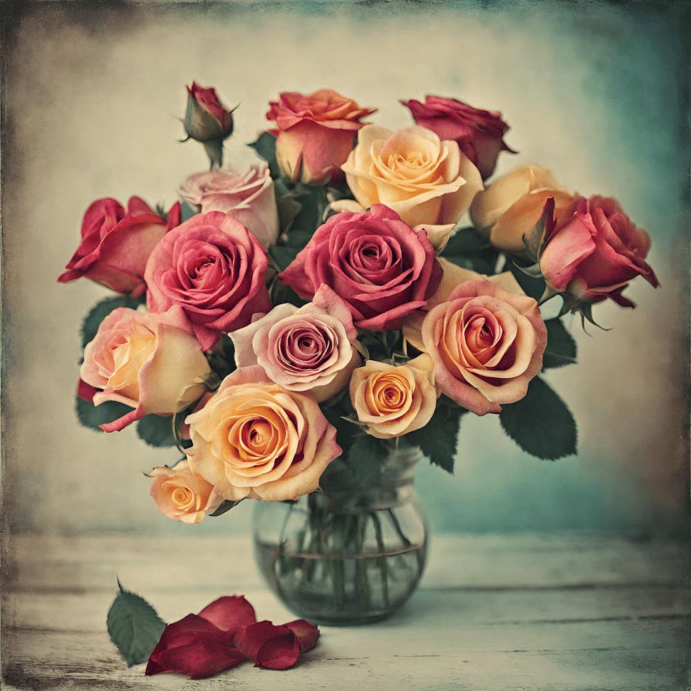 Roses In A Vase 2