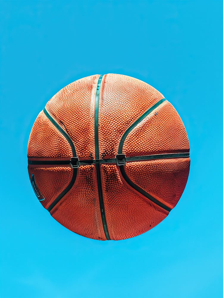 Basketball Ball In The Sky