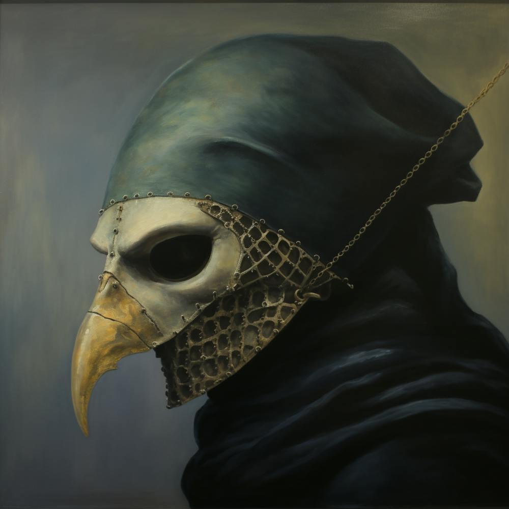 Medieval Doctor With The Plague Mask