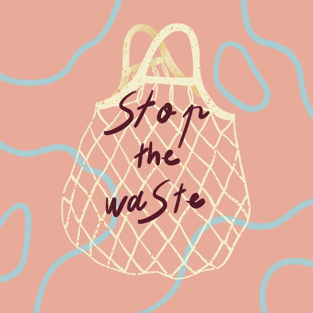 Stop The Waste With Textile Bags Square