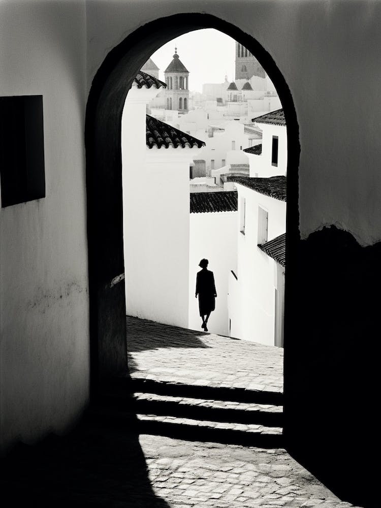 Granada, Spain, Black And White Analogue Photography 4