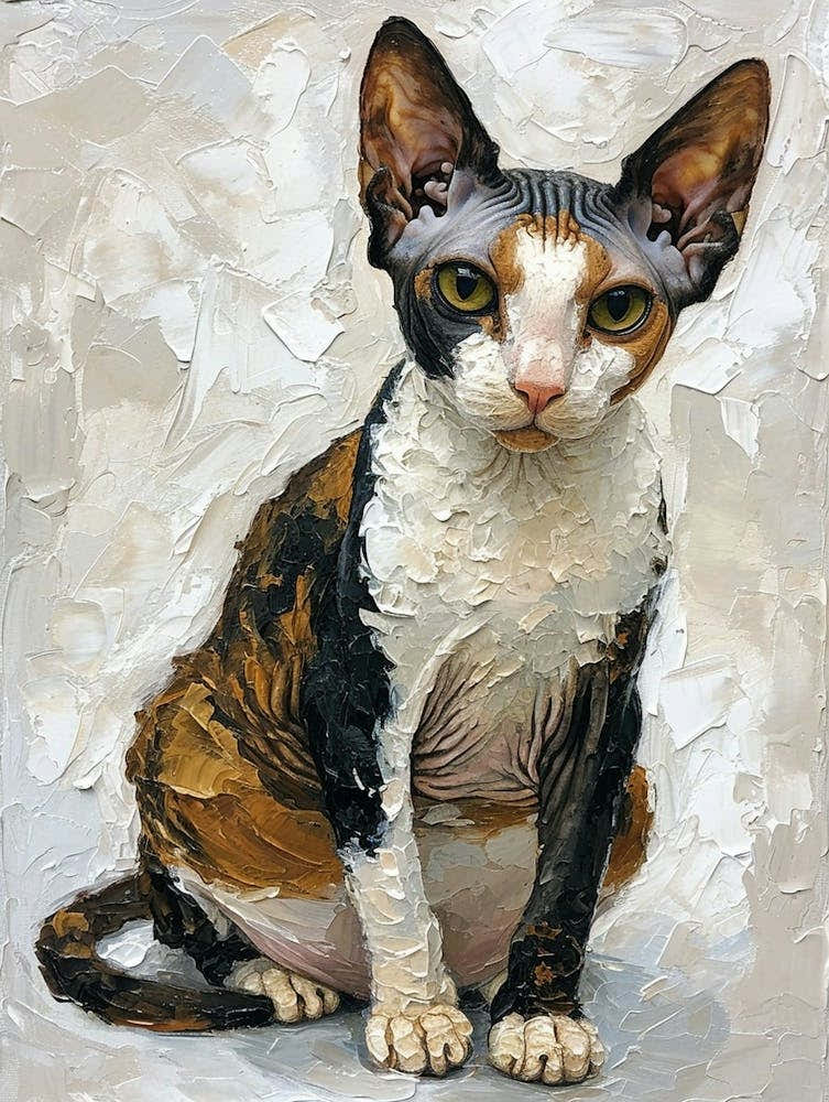 Cornish Rex Painting 4
