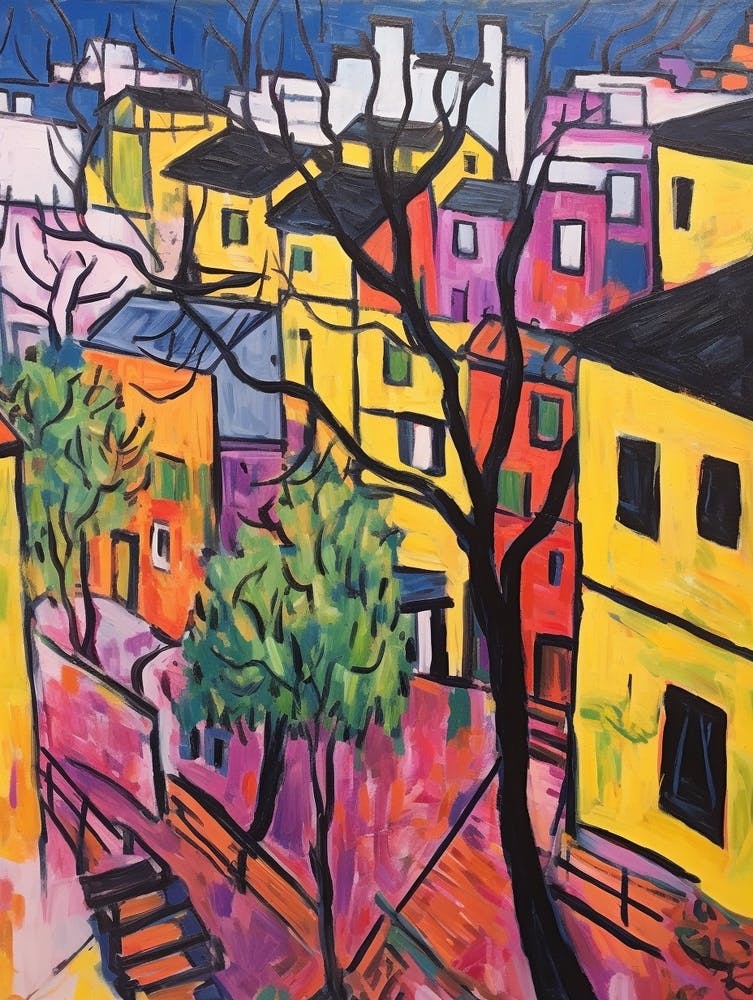 Parma Italy 3 Fauvist Painting