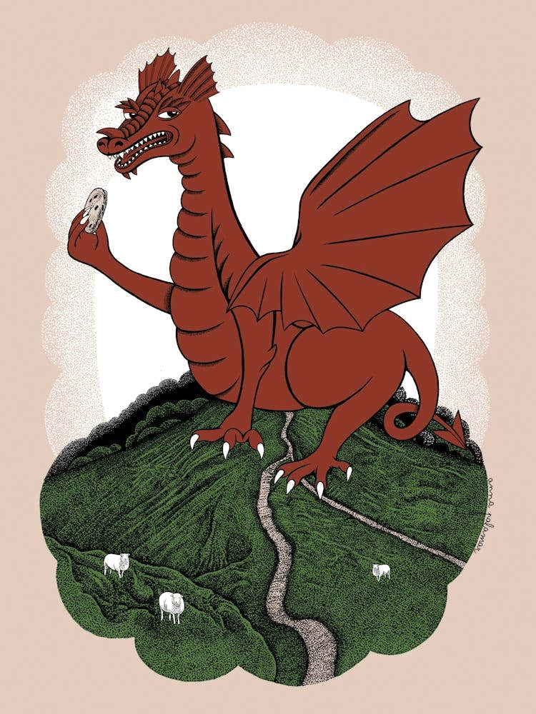 Welsh Red Dragon