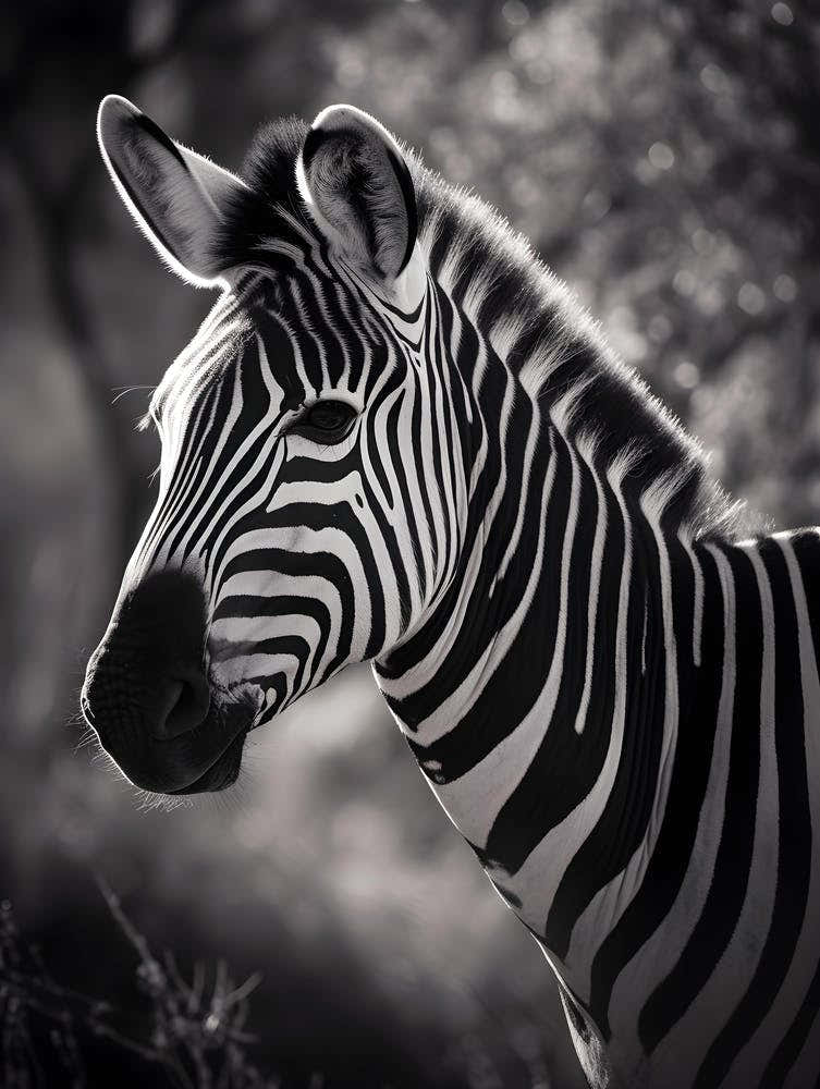 Zebra in the Savannah