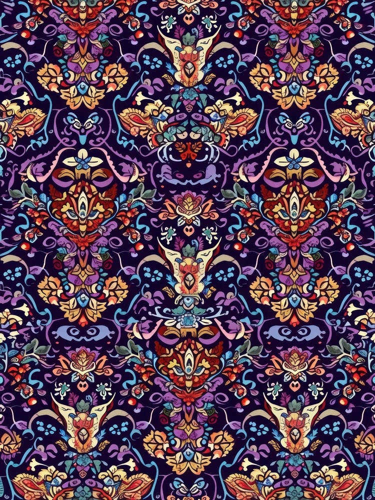 Radiant Petals London Fabrics Floral Pattern 5