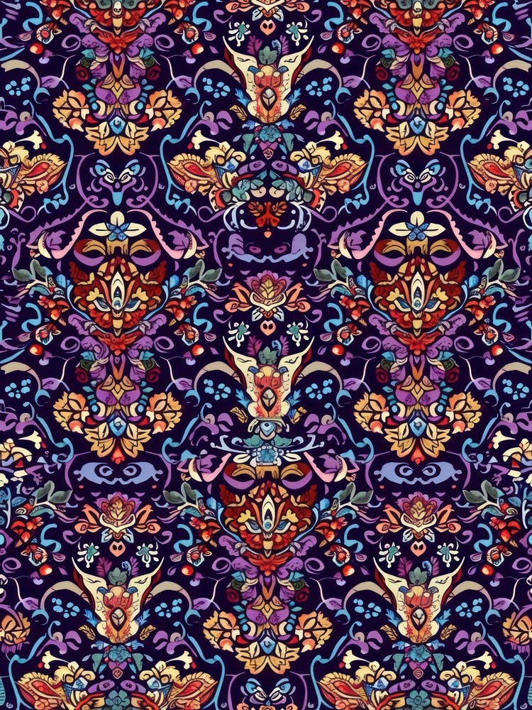 Radiant Petals London Fabrics Floral Pattern 5