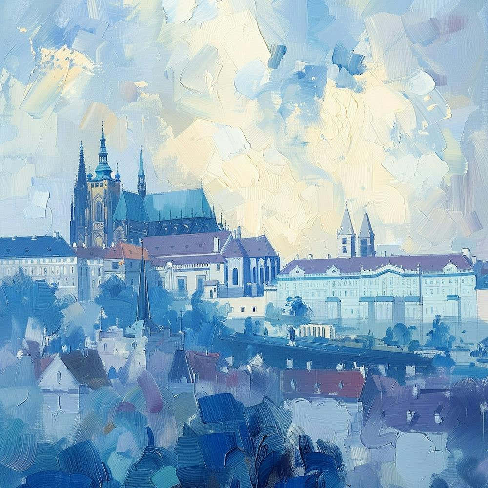 A Prague Castle Oil Painting Illustration 1720468470 3