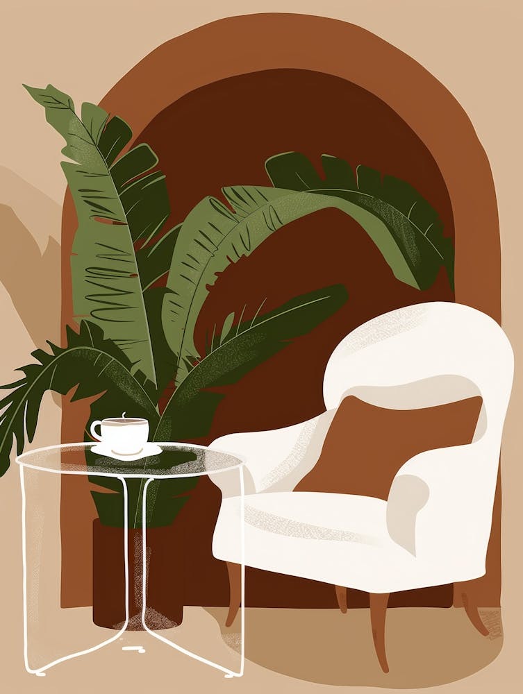 Chair And A Plant