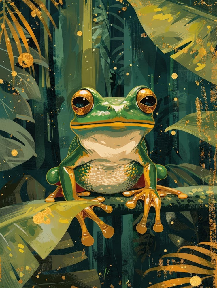 Frog In The Jungle