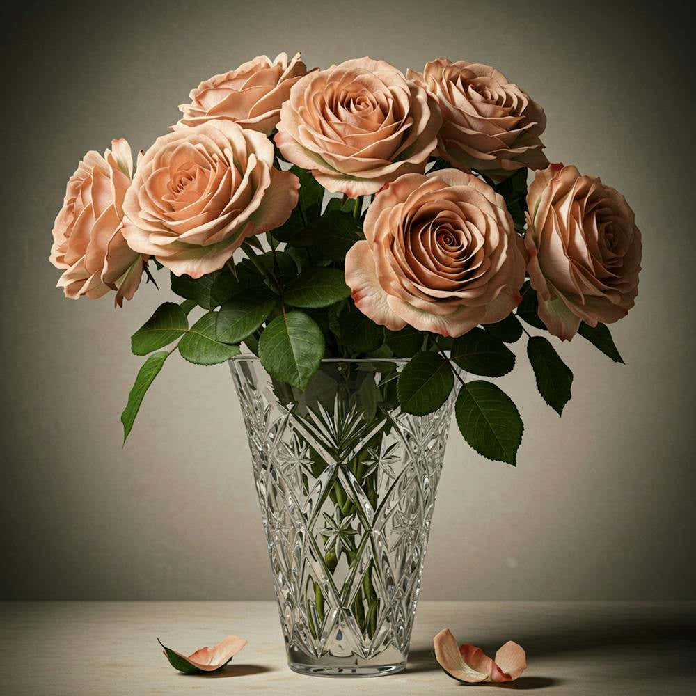Roses In A Vase 1