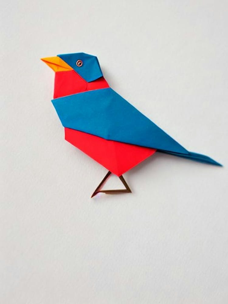 European 1 Robin Origami Bird