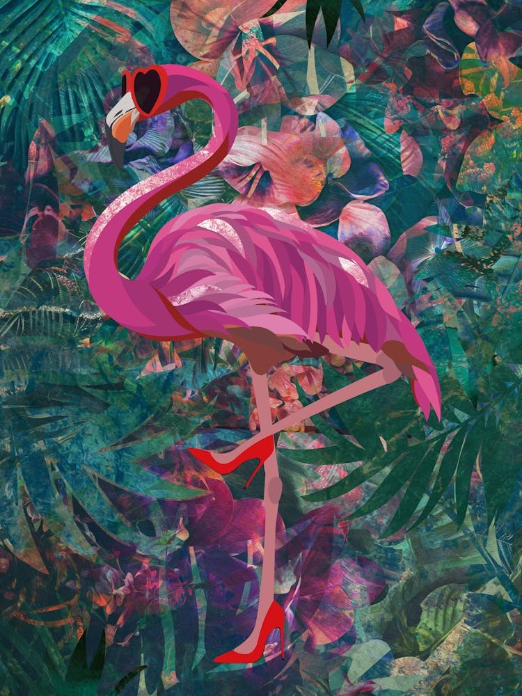 Flamingo Tropical Jungle2