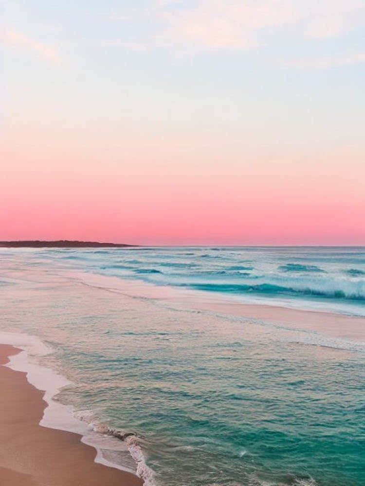 Lorne Beach, Australia Pink Photography 1