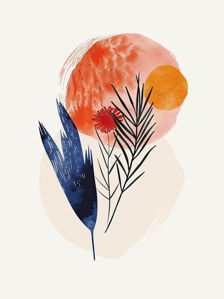 Retro Mirage In Cosmic Hues