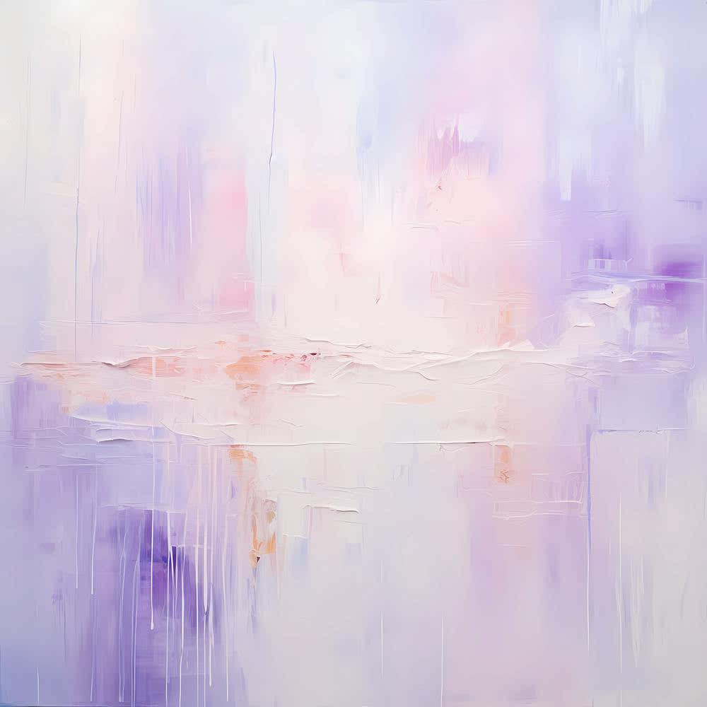 Lilac Serenity: Abstract Whispers