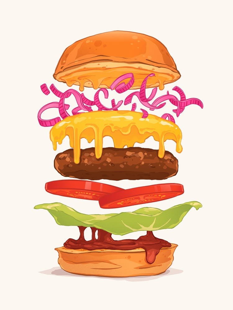 Anatomy Of A Burger