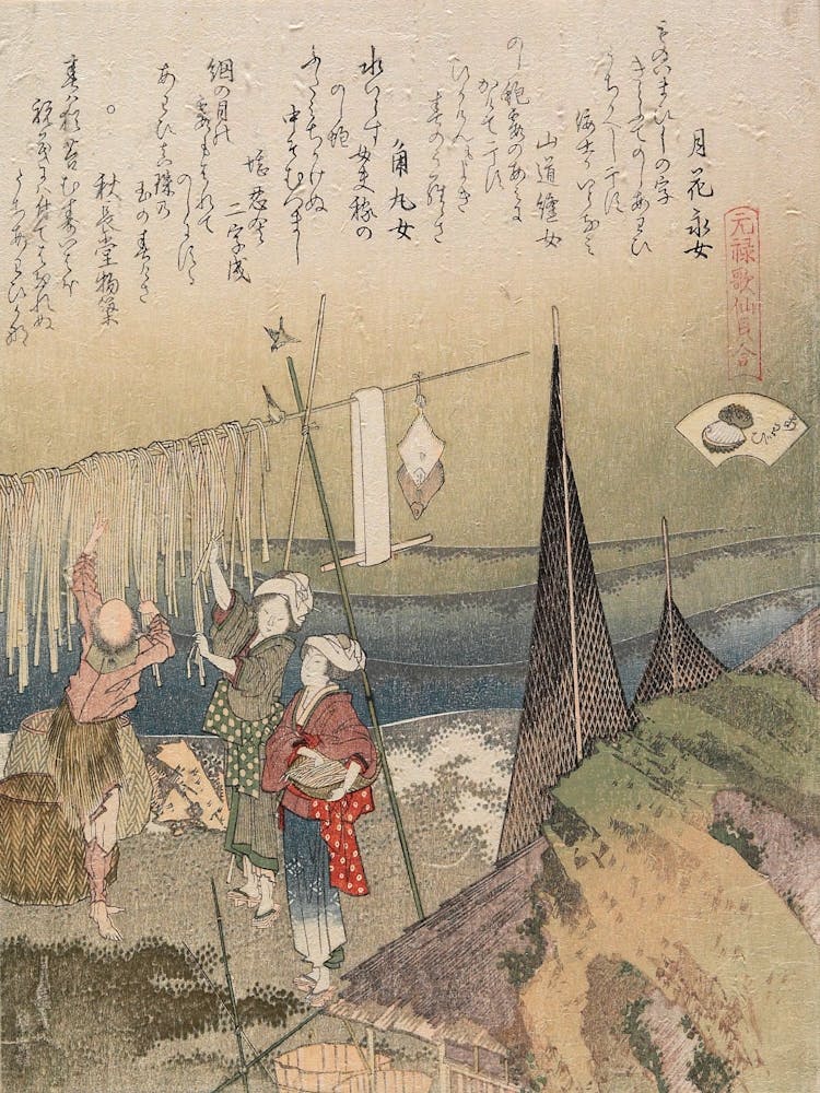 The Abalone Shell (1821) In High Resolution By Katsushika Hokusai