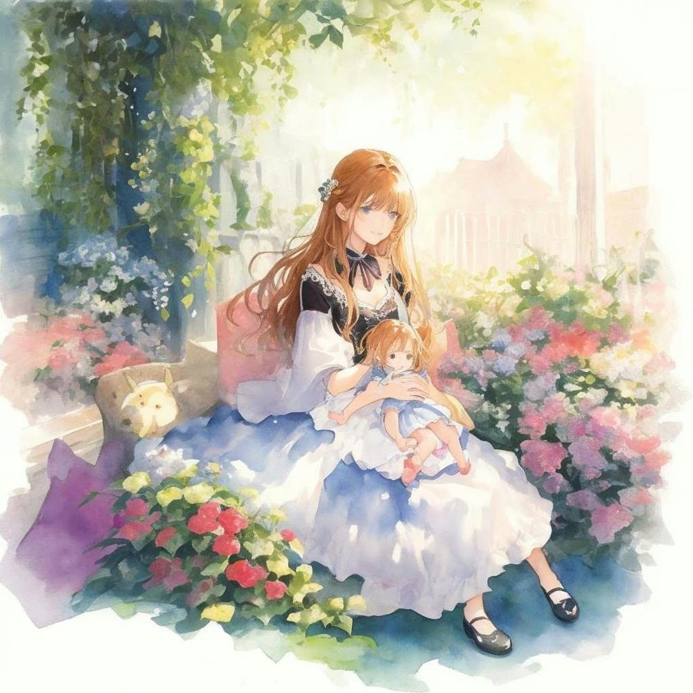 Beautiful Woman Holding Her Baby Girl And 0 (1)