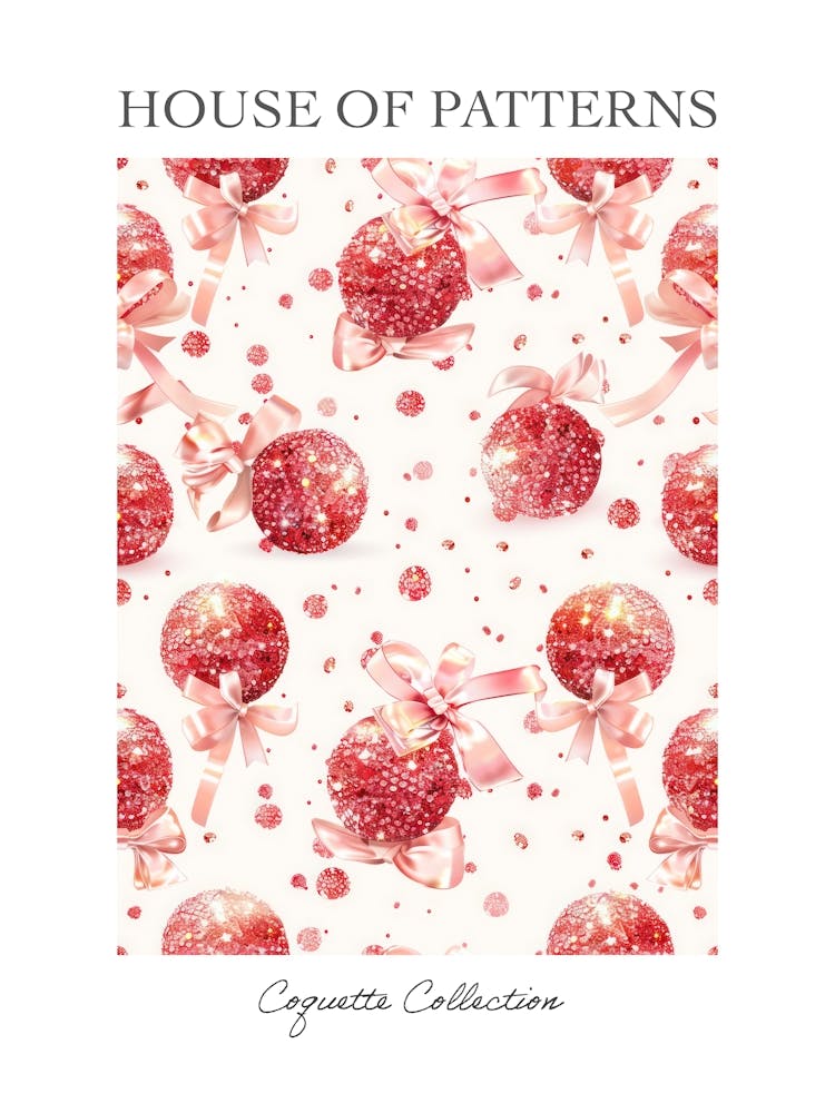 Coquette Disco 5 Pattern Poster