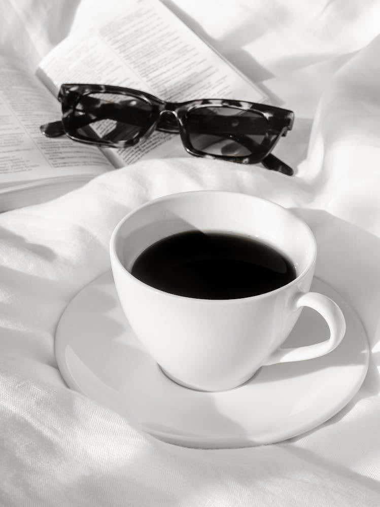 Coffee In Bed B&W_2593039