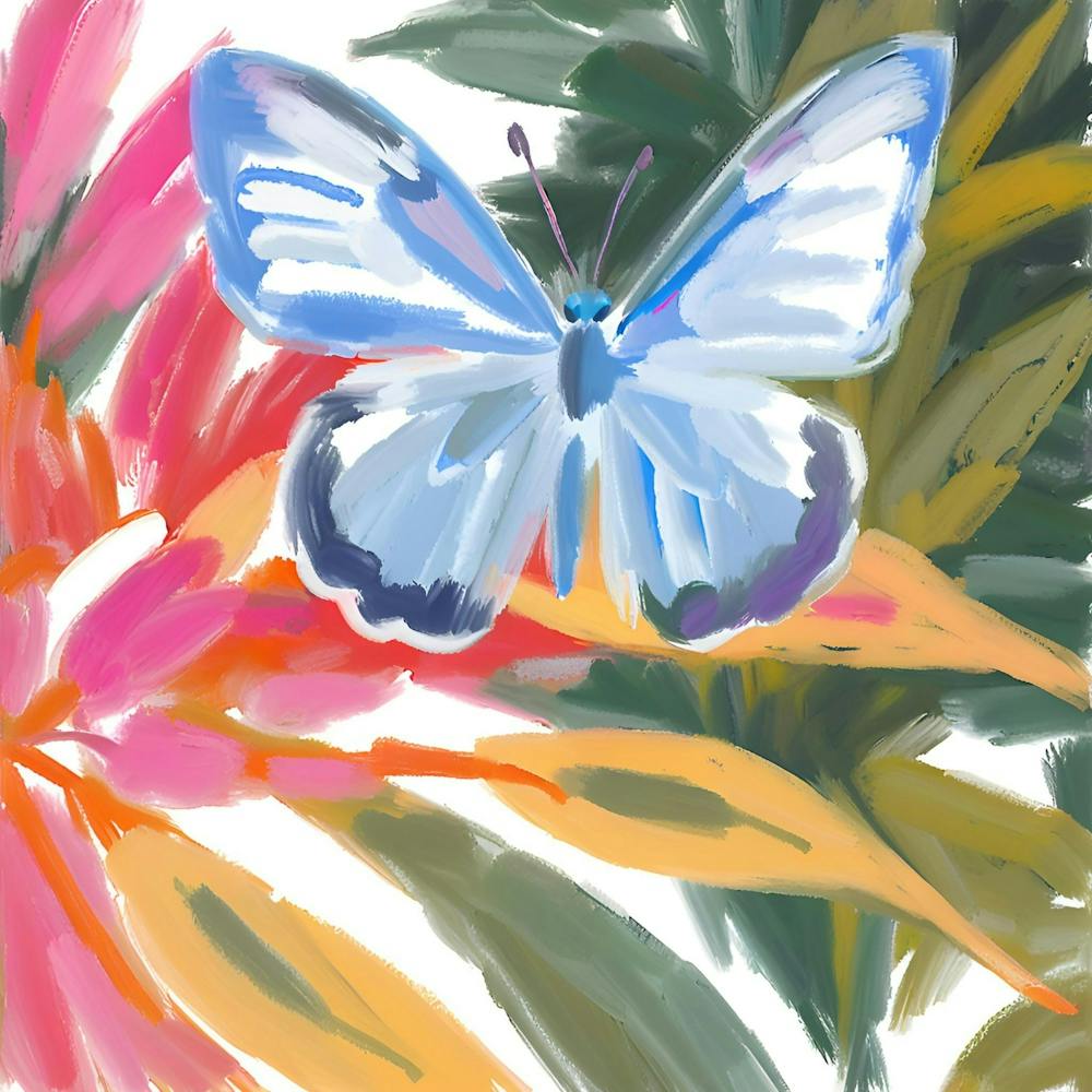 Butterfly On Hibiscus