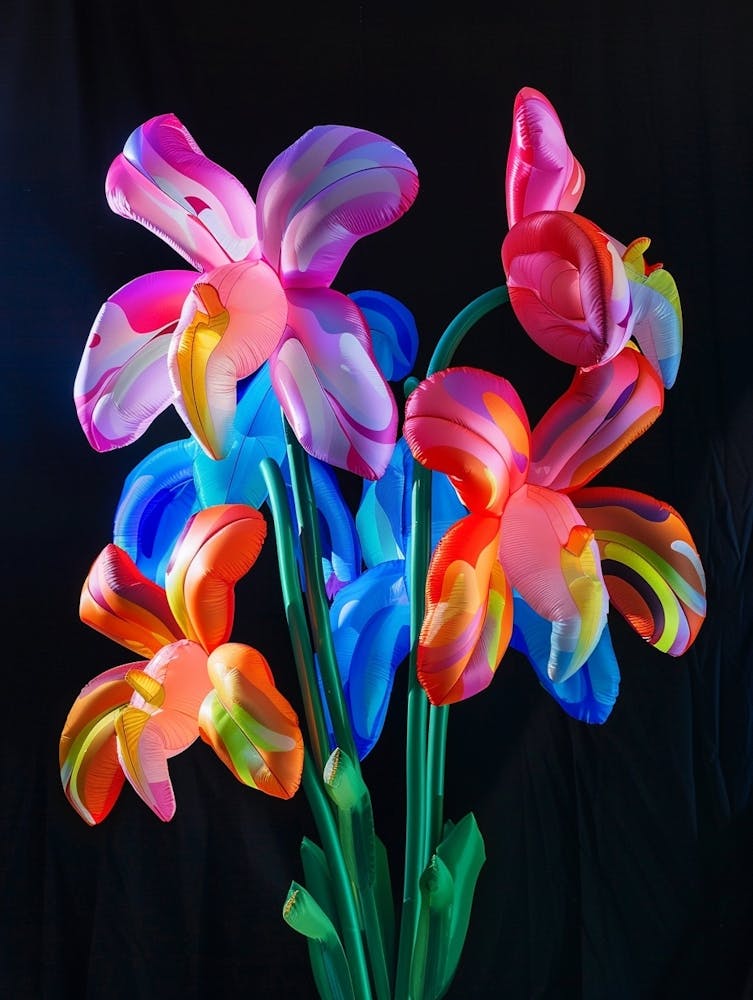 Bright Inflatable Flowers Monkey Orchid 2