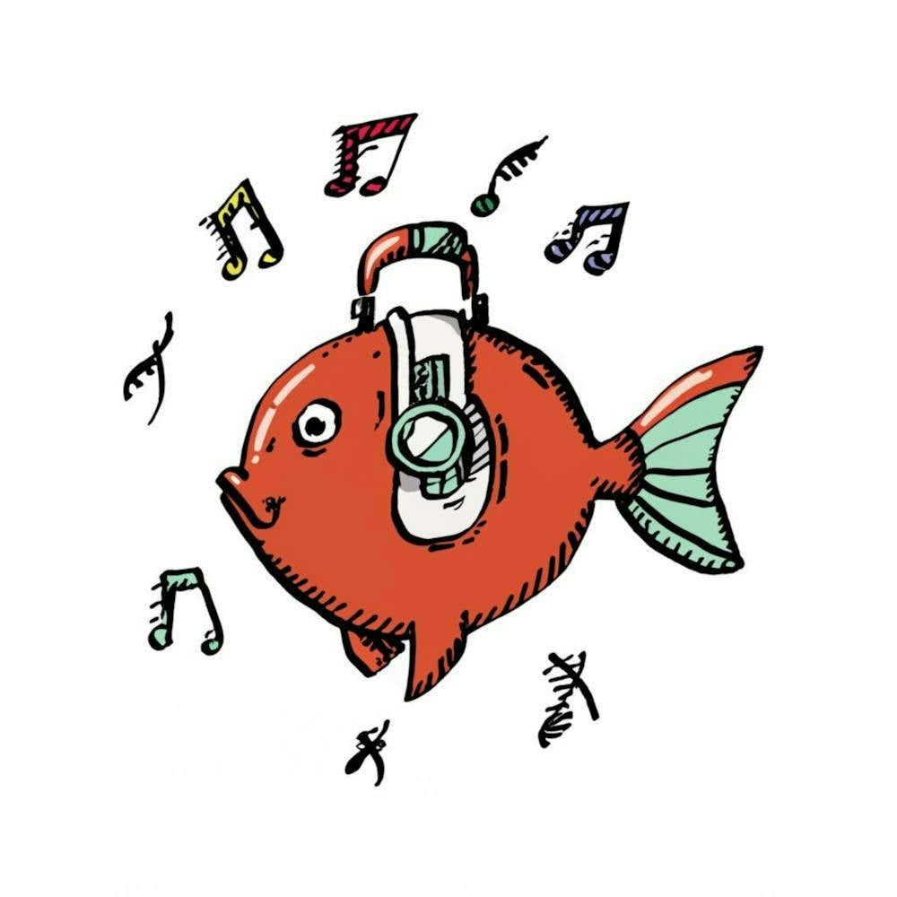 Fish With Music Notes